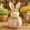 #05N Bunny, variant on Patchwork Fabric Doll DIY Kit 12 Character Designs Santa Elf Snowman Angel, Beginner Sewing Craft for Home Decor Gift, 8-10in