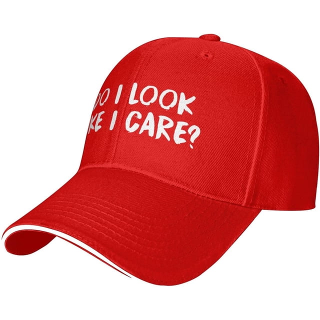 Do I Look Like I Care Hat Classic Low Profile Baseball Cap Adjustable Golf Dad Hats