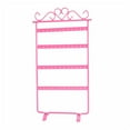 thumbnail image 2 of ZheElen Earrings Holder Multi Layer Ear Studs Hanging Rack Jewelry Organizer Stand Pink, 2 of 6