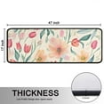 thumbnail image 5 of Kitchen Rugs Sets Of 2,Pioneer Flower Floral Print Pattern Anti Fatigue Kitchen Mat Rugs Non Slip Washable,Decorative Kitchen Floor Mats for Kitchen,Sink,Laundry,17"x47"+17"x47", 5 of 5