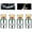Silver/Gold, variant on Tire Pressure Monitor Valve Stem Caps, Pressure Monitor Stem Covers with 3-Color Eye Alert, Easy to Read Sensor Indicator Tire Valve Cap for Most Car Truck SUV