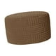 thumbnail image 3 of Funda redonda para otomana, funda protectora gruesa para muebles, ideal para guardar muebles. Café, 3 of 9