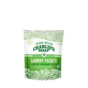 Angle View: Charlie's Soap Fragrance Free Powdered Laundry Detergent 30 Pods, 1 Count