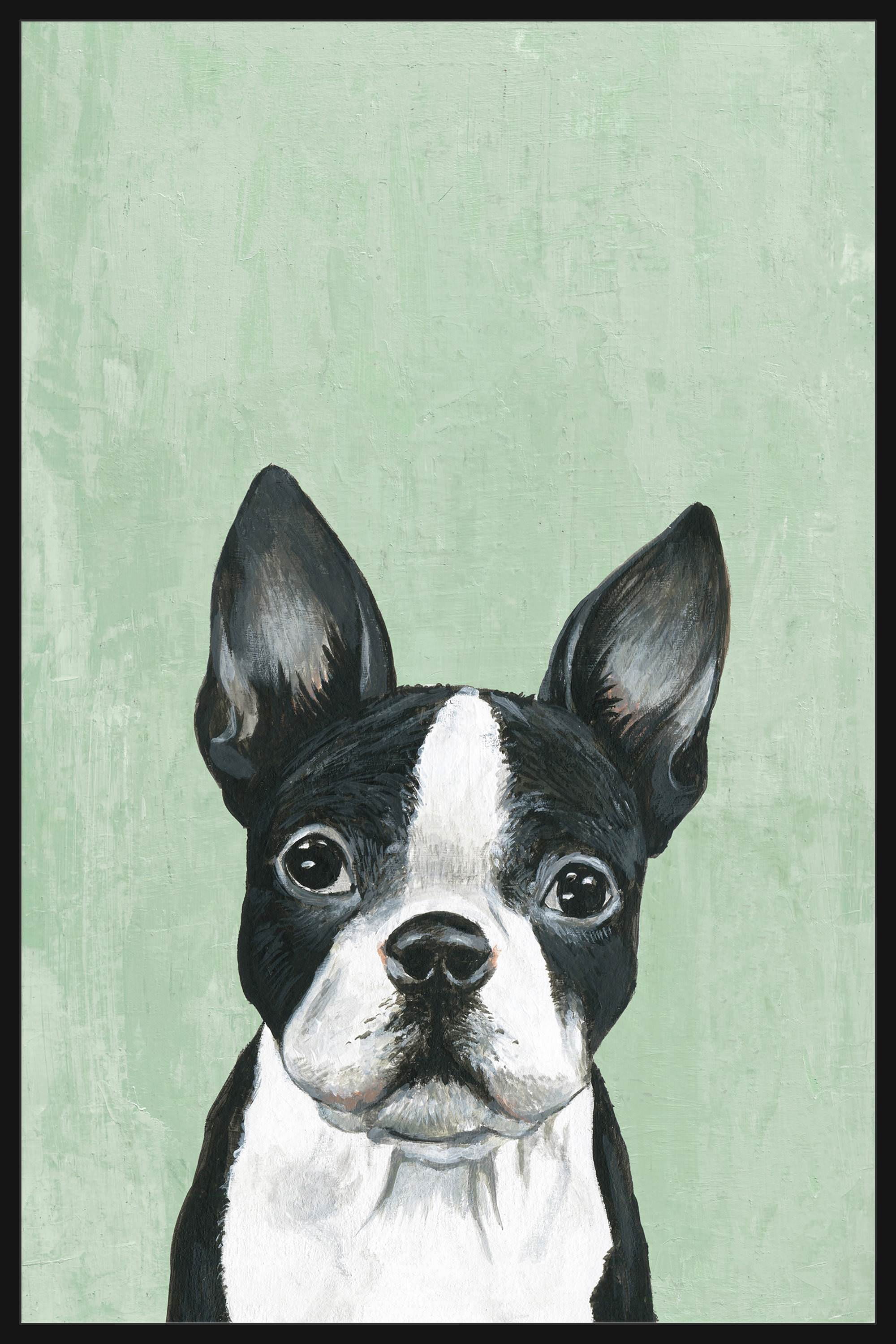 Marmont Hill "The Curious One" Floater Framed Painting Print on Canvas