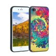 thumbnail image 1 of Compatible with iPhone 8 Phone Case, Abstract-Psychedelia-Hippie-39 Case Silicone Protective for Teen Girl Boy Case for iPhone 8, 1 of 1