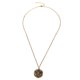 thumbnail image 1 of Collar de Cadena Larga Colgante de Piedras Floral de Cumpleaños Navidad para Mujer Chica Oro Salvador Collar Colgante Vintage, 1 of 10