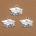 thumbnail image 3 of EeaseCA 100Pcs Small 2023 Charms Graduation Hat Jewelry Pendant for Bracelet Necklace Earrings Key Chain, 3 of 7