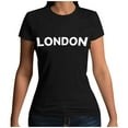 Men's And Women's Fashionable British Style Letter Printed Round Neck
