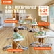thumbnail image 2 of VEVOR Andador para bebes 4 en 1, centro de actividades plegable para bebes con ruedas, 3 alturas ajustables, bandeja para música y juguetes, asiento de aprendizaje | Caminar detrás | Rockero |, 2 of 9
