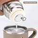 thumbnail image 4 of InnotechSc Botella Termo de Acero Inoxidable de 500 Ml/16,9 Oz con Aislamiento Al Vacío y Taza para Café, Bebida Caliente y Frasco de Agua para Bebidas Frías, Juego Marrón, 4 of 10