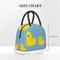 thumbnail image 2 of Disketp Cute Ducky Bolsa Térmica para Almuerzo, Lonchera con Abertura Amplia y Gran Capacidad, Organizador Reutilizable para Mujeres, Hombres y Adultos, 2 of 6