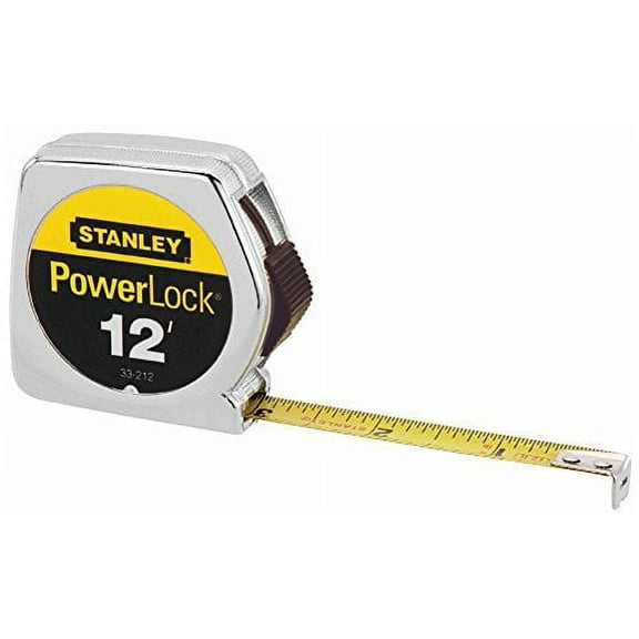 Stanley Hand Tools 33-212 12' PowerLock Tape Measure With Stud Markings Every 16"
