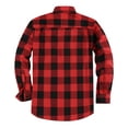 thumbnail image 2 of Onimisc Mens Flannel Shirt Long Sleeve Plaid Flannel Shirt for Men Casual Button Down Shirts Regular Fit, 2 of 6