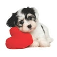 thumbnail image 1 of Children Cute Animal Wall Decal Decoration Lovely Puppy Playing with Heart Shaped Pillow Lasts Years and Easily Removable - Size: 20 In(W) x 20 In(H), 1 of 3