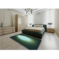 thumbnail image 5 of Ahgly Company Machine Washable Indoor Rectangle Transitional Mint Green Area Rugs, 5' x 7', 5 of 7