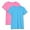 Pink, variant on t shirts for women 2pcs stretch short sleeve crewneck t-shirt pack of 2 womens tops