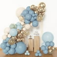 thumbnail image 6 of Ayieyill 156pcs Dusty Blue Balloon Arch Kit for Baby Shower, Wedding, Birthday, Party Decor, 6 of 8
