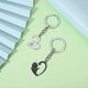 thumbnail image 2 of Pareja Porte-cls, Chat En Forme De Coeur Amoureux Porte-cls Anniversaire Cadeaux D'amiti Chat Puzzle Porte-cls Souvenir, Valentin Coeur Charme Pendent, 2 of 5