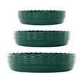 thumbnail image 4 of Almencla 15 Pcs Plateaux Ronds pour Plantes Soucoupes pour Cour Intérieure Extérieure Vert, 4 of 8