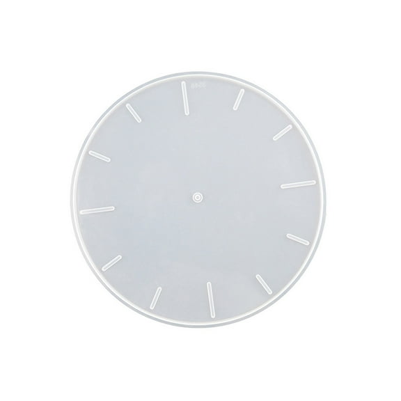 UNTERING Clock Mold Clock Resin Molds Large Number Clock Silicone Mold Epoxy Clock Mold for Resin Casting Wall Clack-Art Decoration