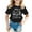 Black, variant on FAOWME Kids Girls T-Shirt Cute Graphic Round Neck Short Sleeve Tee Summer Casual Tops Yellow 3-4 Years