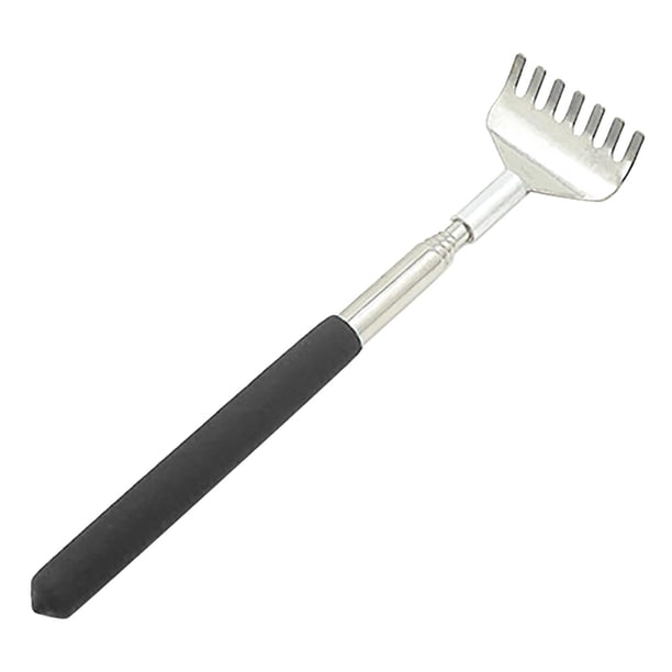 Rascador de espalda de acero inoxidable - extensible 15"-30", diseño ergonómico - para aliviar el picor de todo el cuerpo, portátil y duradero