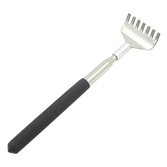 Stainless Steel Extendable Back Scratcher, 15-30" Long Handle Itch Tool, Portable for Full Body Hard to Reach Spots Home Travel