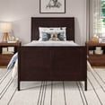thumbnail image 3 of AFI Portland Twin Foundation Bed Frame with Matching Footboard, Espresso, 3 of 9