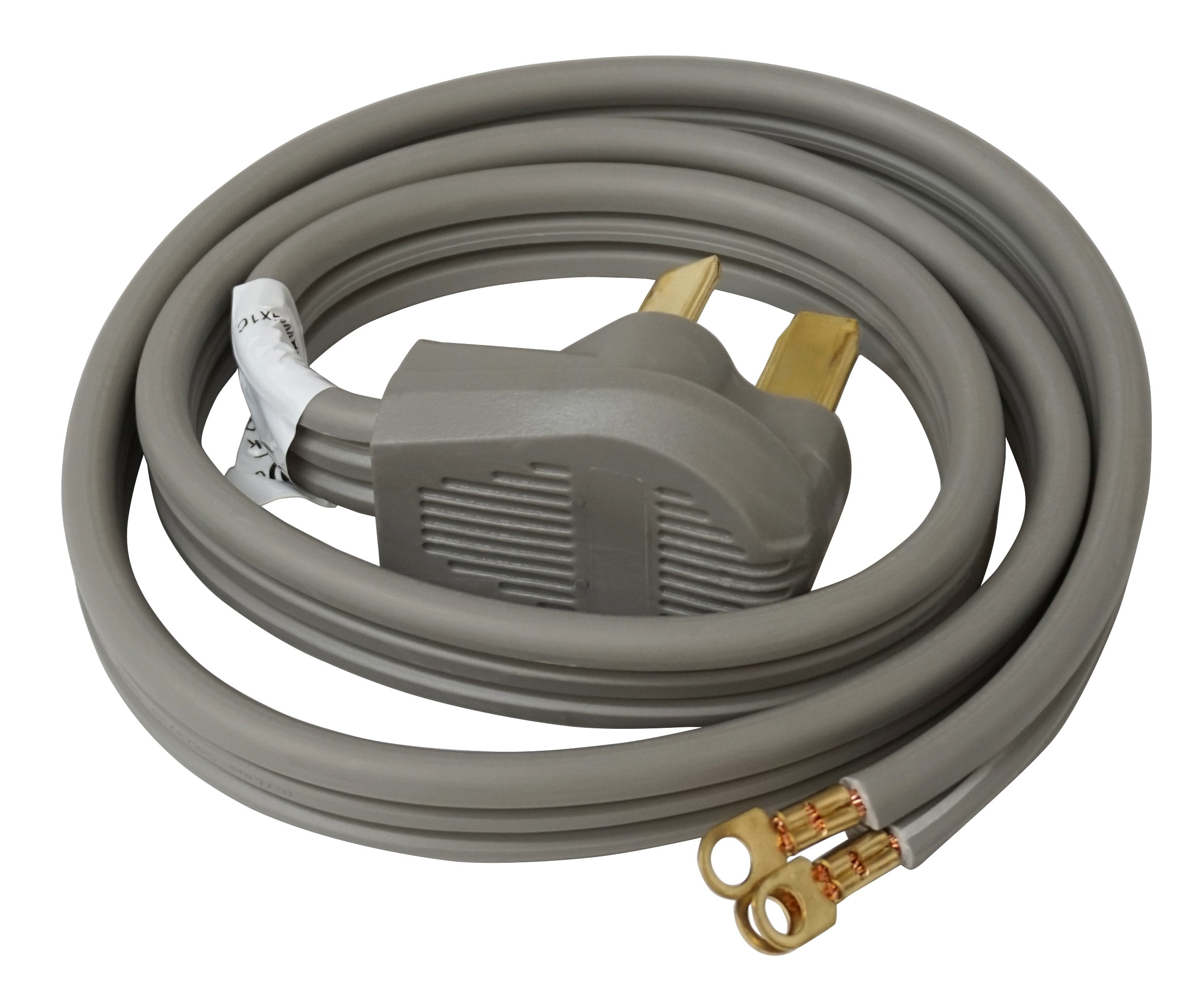 Electrical Range 4' Power Cord, 40 Amp, 3 Prong Wire, 125/250V, SRC3-40-4