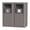 Brown, variant on MAYEERTY 80L Double-Bucket Outdoor Waste Bin, Weather-Resistant Trash Can for Patio Yard Garden