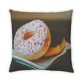 thumbnail image 2 of Ahgly Company Foods Donut Indoor Throw Pillow, 18 inch by 18 inch, 2 of 6