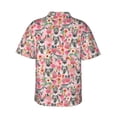 thumbnail image 4 of Schnauzer Dogs Flower Floral Men'S 3d Print Casual Button Down Shirts, Novelty Hawaiian Short Sleeves 2xl, 4 of 7