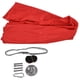thumbnail image 2 of Mejore el aprendizaje y la relajación con un cómodo columpio para niños, hamaca elástica roja de 1,5 m para niños, 2 of 8