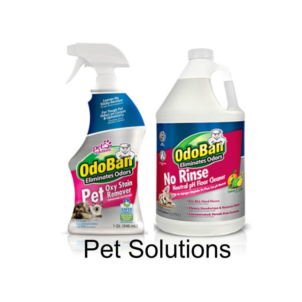 OdoBan Pet Solutions 32oz Spray Bottle and 1 Gal Neutral pH Floor