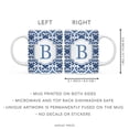 thumbnail image 5 of Koyal Wholesale Ceramic Coffee Mug, Moroccan Monogram  B, 5 of 5