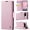 Rosegold, variant on for Google Pixel 10a Wallet Case with RFID Blocking, 3 Card Slots & Cash Pocket, Kickstand PU Leather Magnetic Closure Full Body Protective Flip Cover, Classic Design for Men and Women, Blue