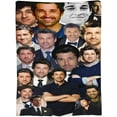 thumbnail image 2 of Blanket Patrick Dempsey Throw Flannel Blankets UltraSoft Micro Fleece Blanket Warm Cozy Plush Gift for Room Decoration Sofa,Office Bed car Camp Couch Beach, 2 of 9