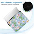 thumbnail image 2 of FORMRS 13-13.3 inch Laptop Sleeve Case Soft Carrying Quilted Computer Bag Cover, Blue Floral, 2 of 7