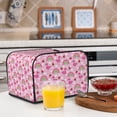 thumbnail image 6 of Xecao Cute Flamingo Print 4 Slice Toaster Cover with Pockets, Small Appliance Cover, Dust and Fingerprint Protection, Machine Washable, 6 of 7