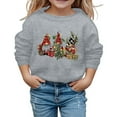 thumbnail image 1 of Chandail pour Petite Fille 14-16, Chandail à Capuche Simple pour Bébé, Veste à Fermeture Éclair, Pyjama à Manches Longues, Col Rond, Chandail Confortable, Gris 6-7 Ans, 1 of 4