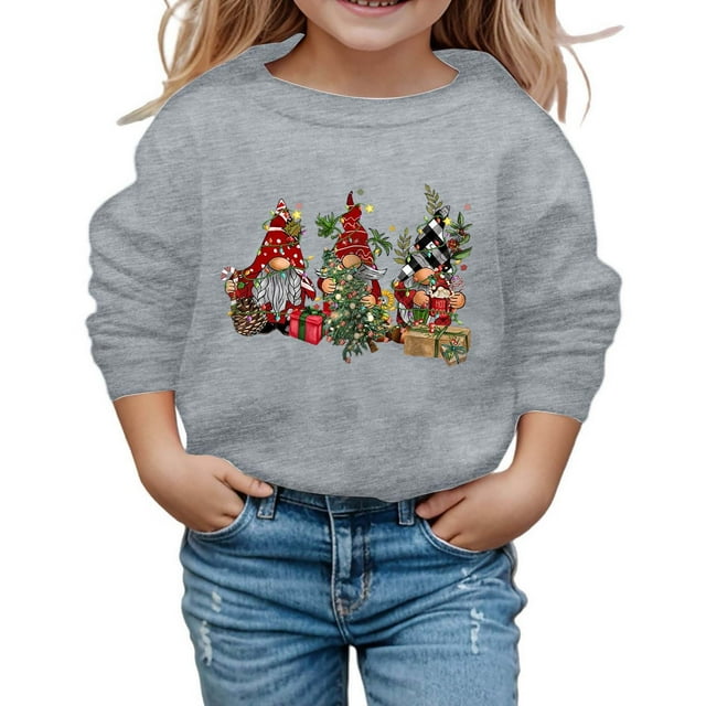 Chandail pour Petite Fille 14-16, Chandail à Capuche Simple pour Bébé, Veste à Fermeture Éclair, Pyjama à Manches Longues, Col Rond, Chandail Confortable, Gris 6-7 Ans