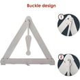 thumbnail image 3 of Warning triangles for cars, Triangle car Triangle Reflective Warning Plate Safe Parking Sign car kit with for Motor Vehicles Safety Triangle, 3 of 5