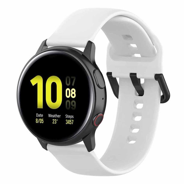 Correa de reloj ajustable de silicona para Samsung Galaxy Watch Active 2 40mm 44mm S
