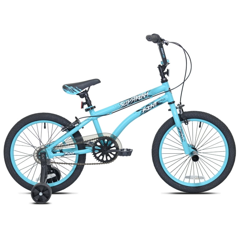 Kent 18-inch Boys Slipstream BMX Style Bicycle, Teal with Kent 18-inch Boys Slipstream BMX Style Bicycle, Teal with