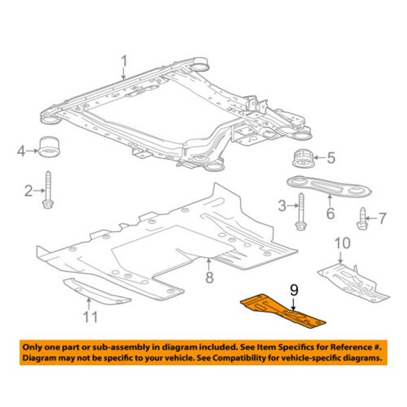 GM OEM Suspension Mounting-Front-Splash Shield Right 22998751