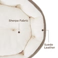 thumbnail image 5 of U By Bedsure Dog Bed for Small Dogs - Round Medium Cat Beds for Indoor Cats, Washable Pet Bed for Puppy and Kitten with Slip-Resistant Bottom, 25 Inches, Taupe, 5 of 9