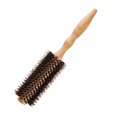 thumbnail image 2 of Peine Cepillo redondo Secador de pelo Cepillo de cerdas naturales Cepillo de pelo natural Redondo Para cabello corto y de longitud media Ormromra 2036066-3, 2 of 8