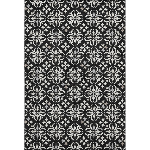 Dalyn Rugs Premium Machine Washable Mayfield AMF930 Black 2'6" x 3'10" Rug