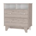 thumbnail image 4 of FM FURNITURE Portobelo Two Drawer Dresser, Two Shelves, Superior Top, Four Legs, 4 of 6