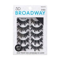 Broadway Eyes Strip False Eyelashes Multipack Fake Eyelashes Natural to Dramatic Look Lash Set 5 Pairs (02)